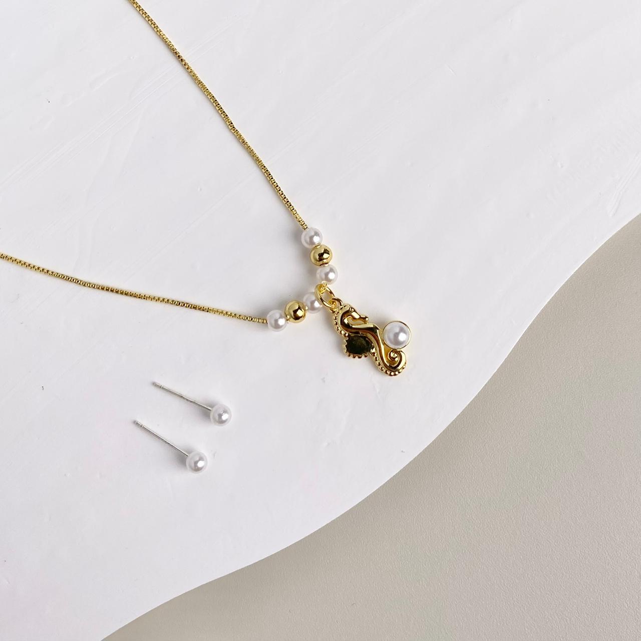 SET PERLA CABALLITO DE MAR PEQUEÑO