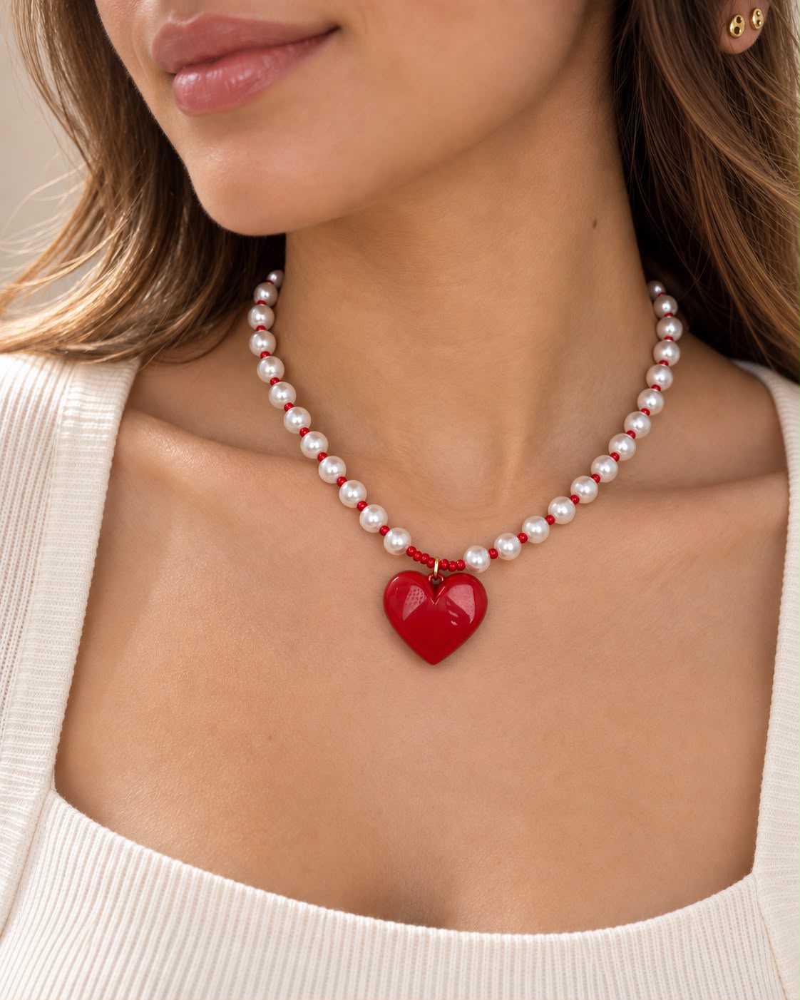 COLLAR ABACO BLANCO