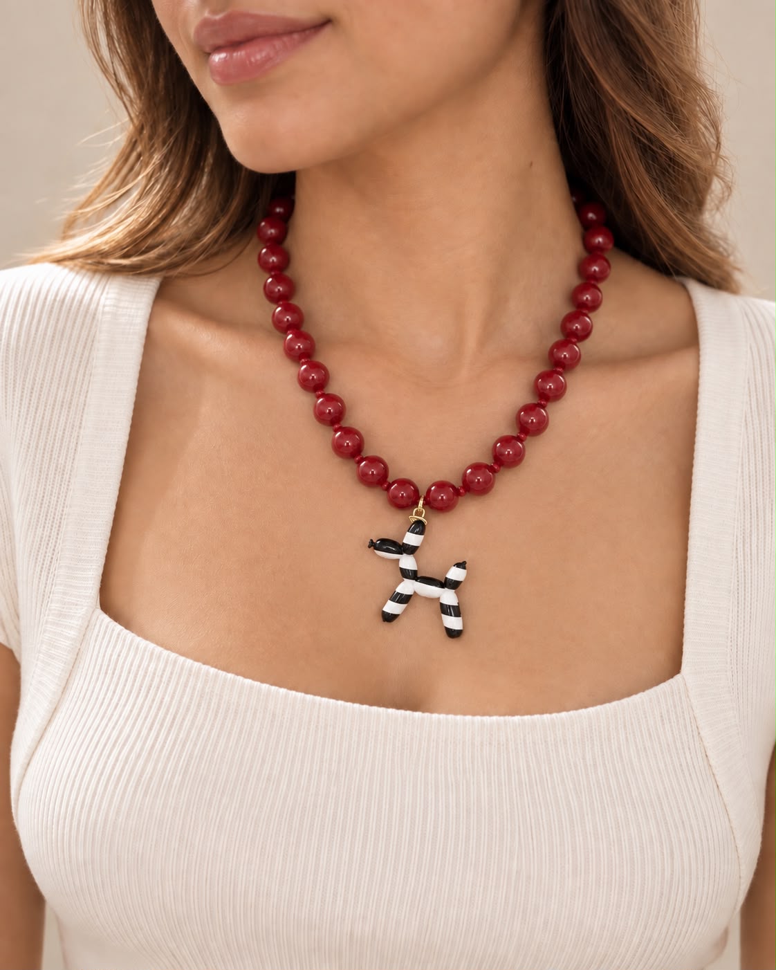 COLLAR ABACO VINOTINTO