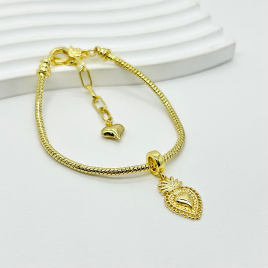 PULSERA CORAZON DE JESUS