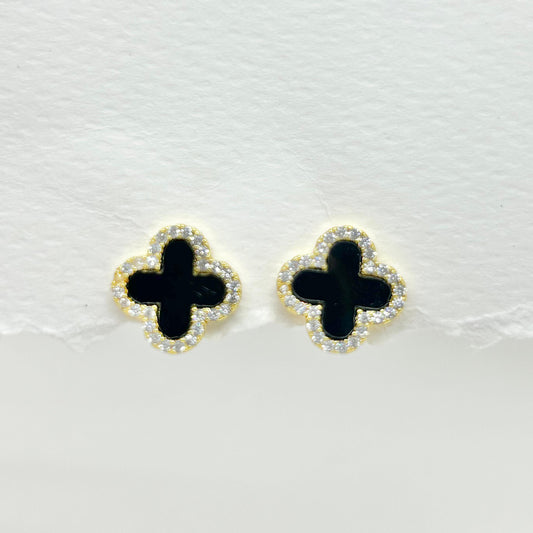 TOPO TREBOL NEGRO CIRCON