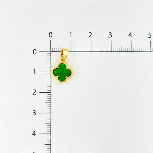 DIJE TREBOL VERDE PEQUEÑO