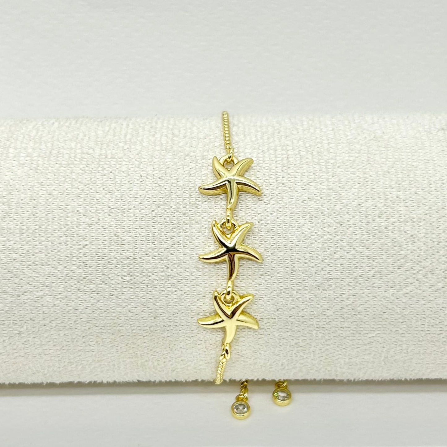 PULSERA TRES ESTRELLAS LISAS