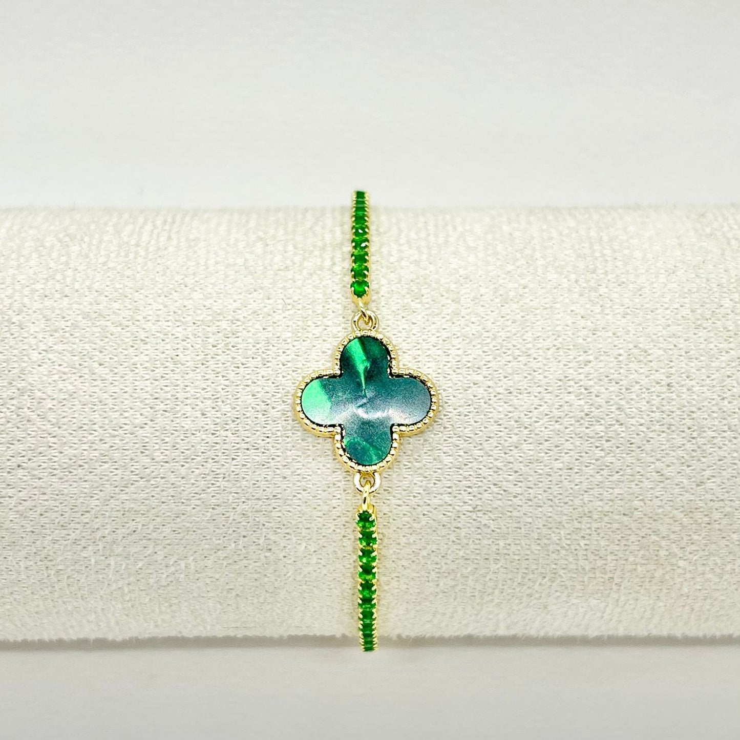 PULSERA TREBOL VERDE