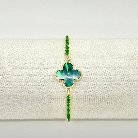 PULSERA TREBOL VERDE