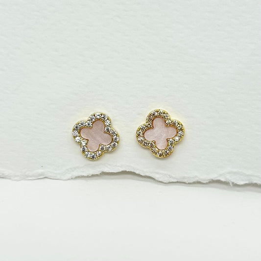 TOPO TREBOL ROSA PEQUEÑO