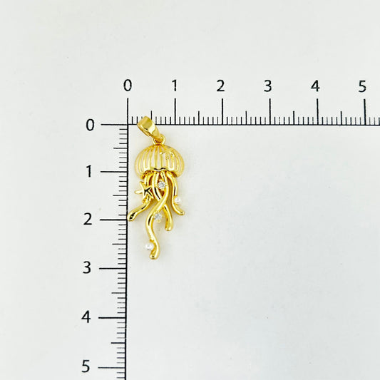 DIJE MEDUSA DORADA