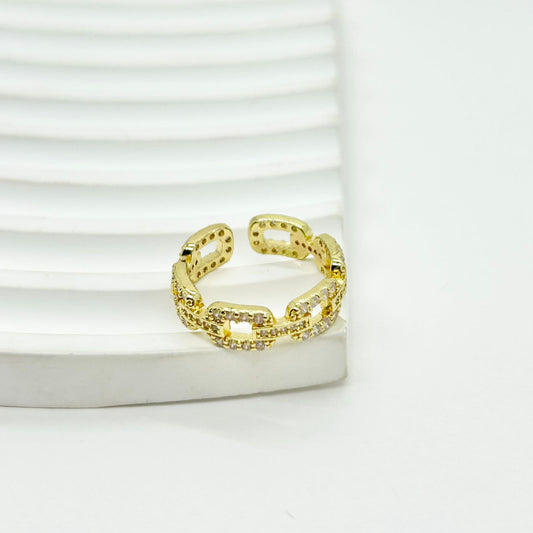ANILLO CUADRO CIRCON