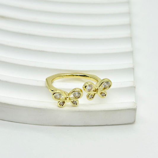 ANILLO DOBLE MARIPOSA