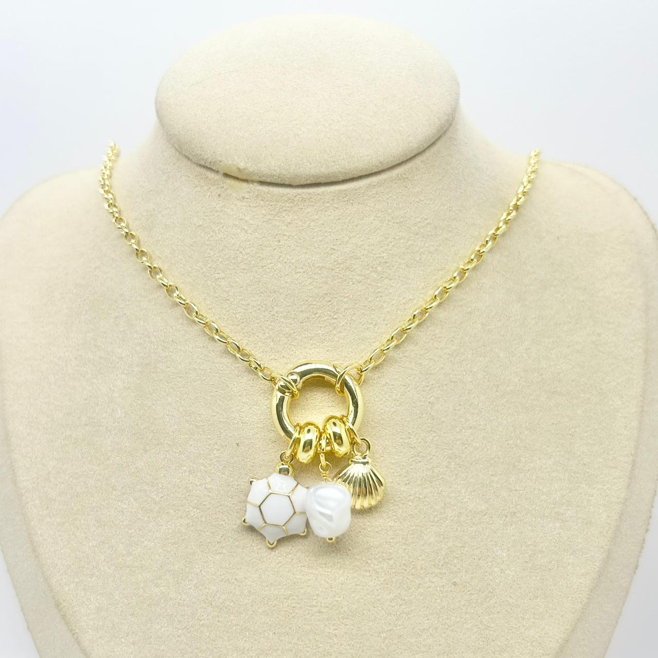 COLLAR BROCHE MARINERO MAR