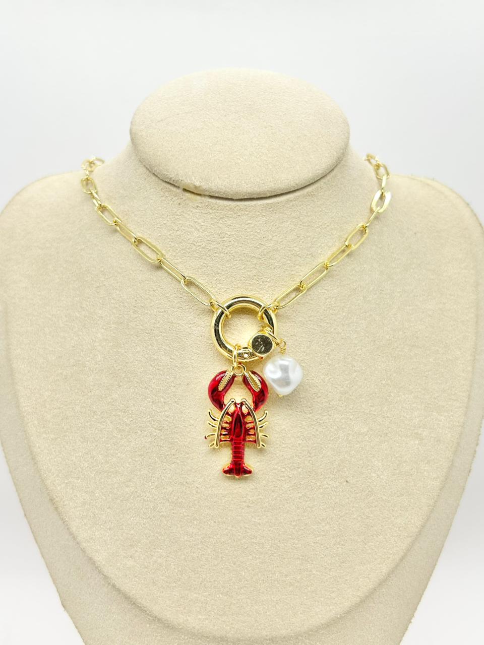 COLLAR BROCHE MARINERO MAR