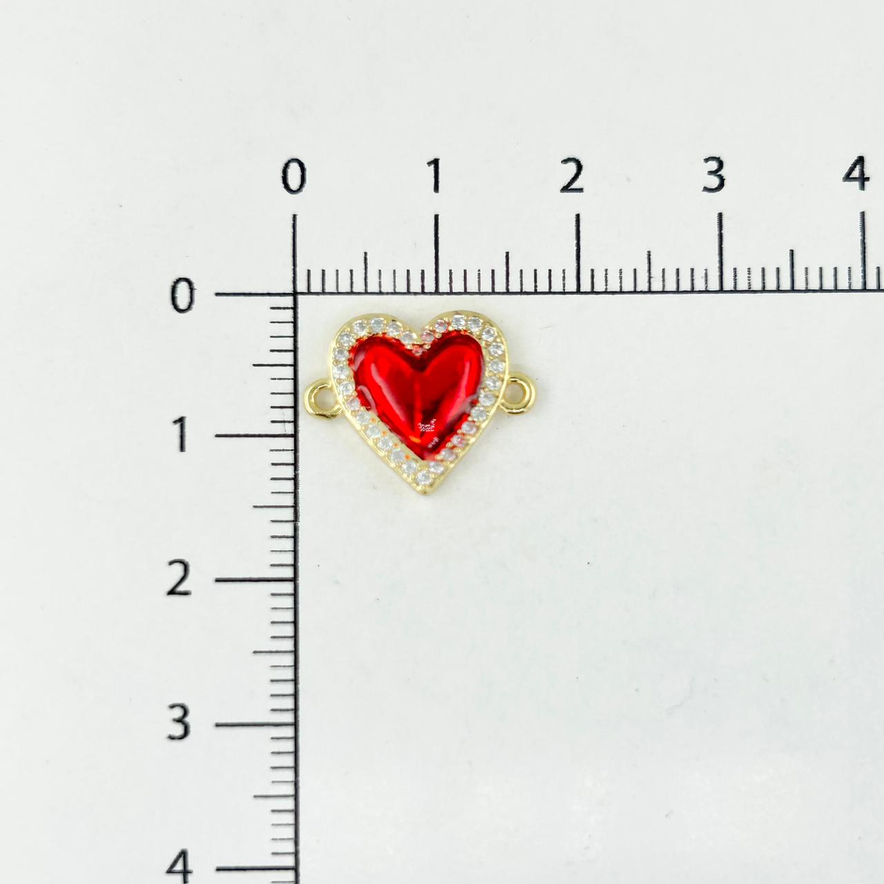 DIJE CORAZON ROJO
