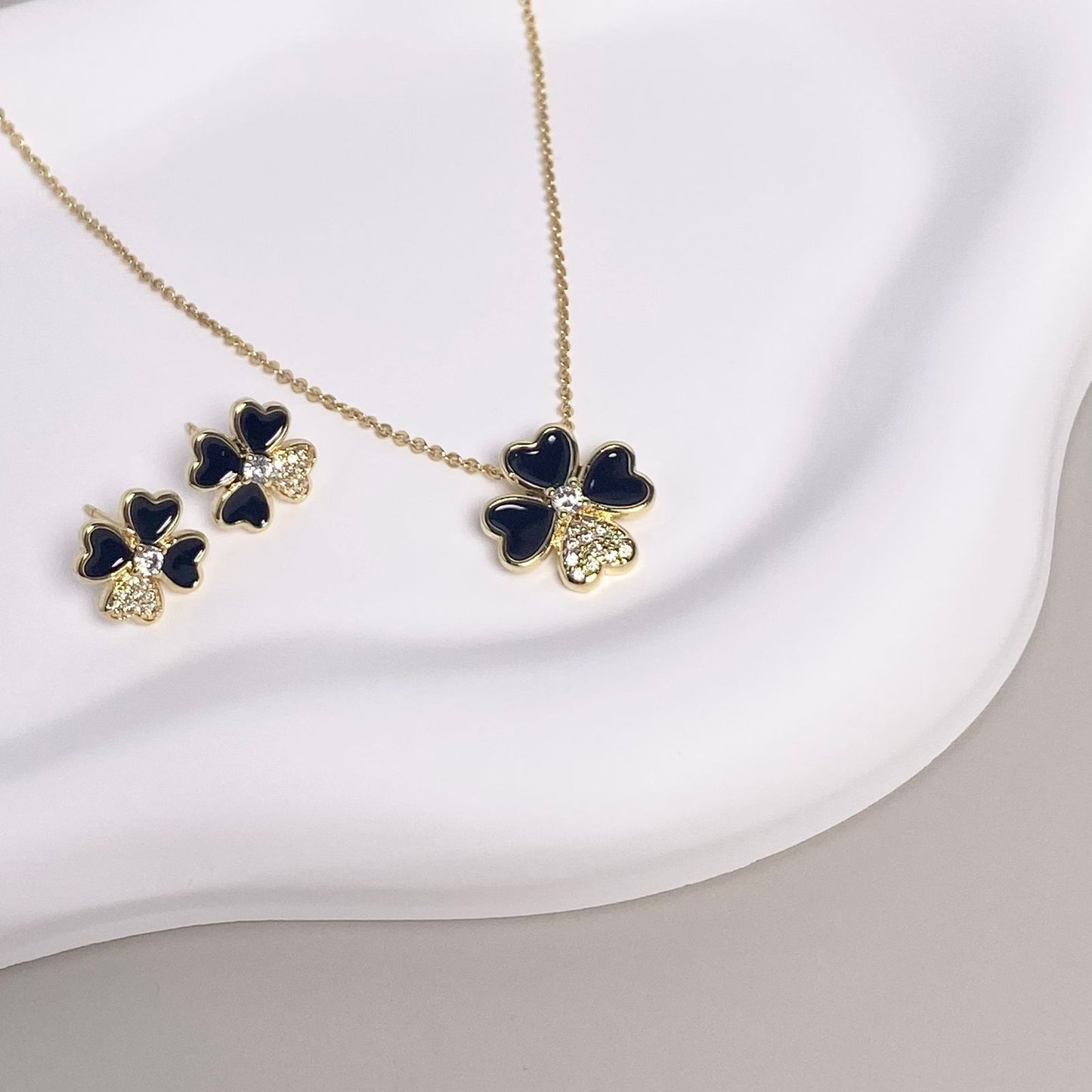 SET FLOR NEGRO