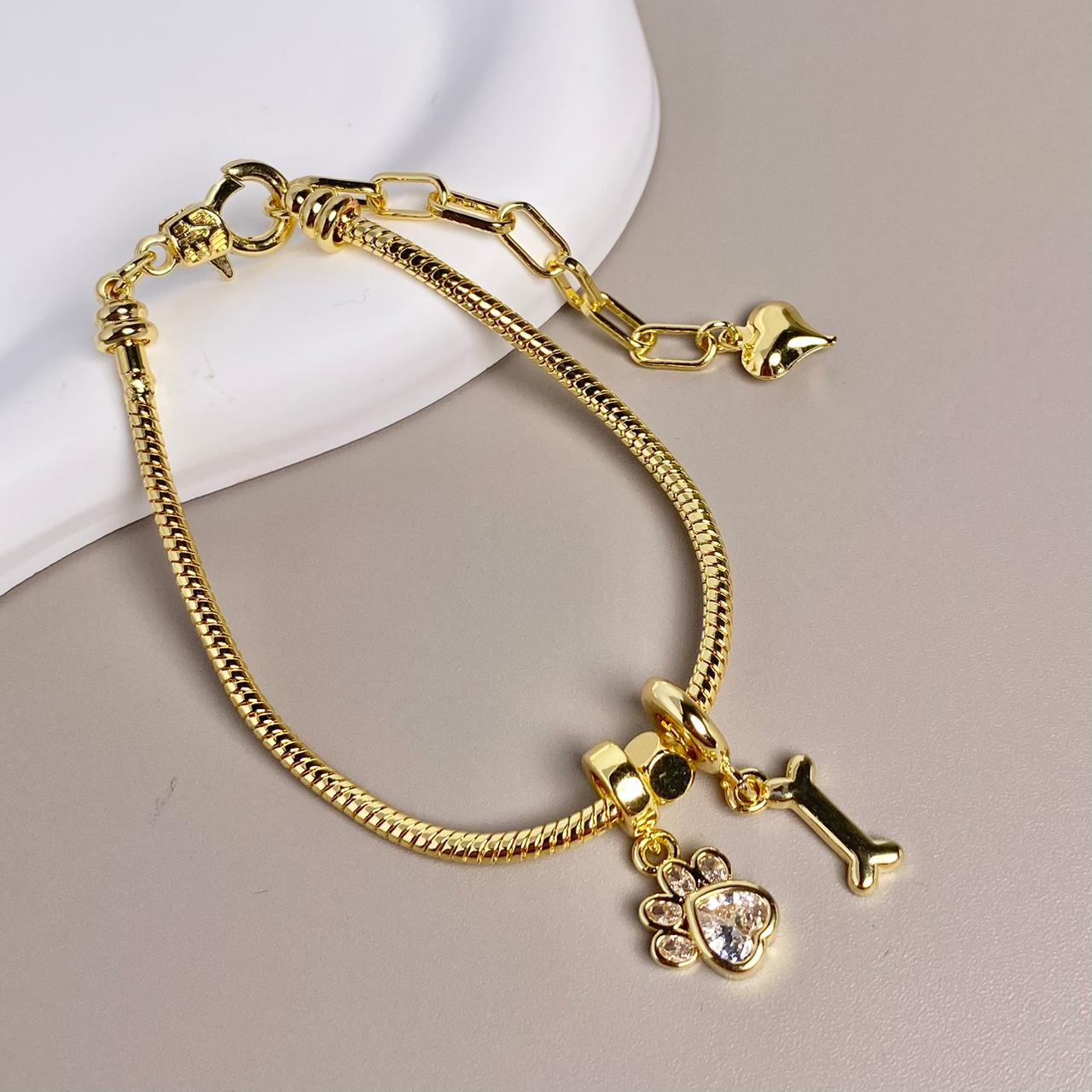 PULSERA CON DIJE DOBLE