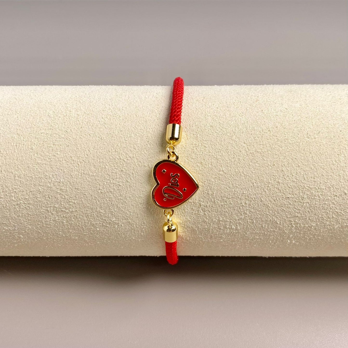 PULSERA CORDON CORAZON DIOS