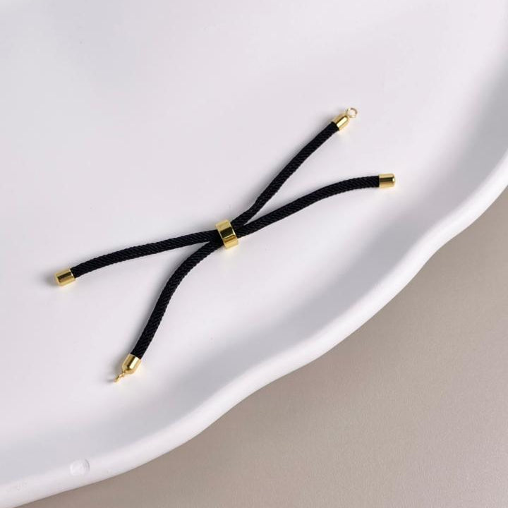 PULSERA DE ENSAMBLE CORDON NEGRO