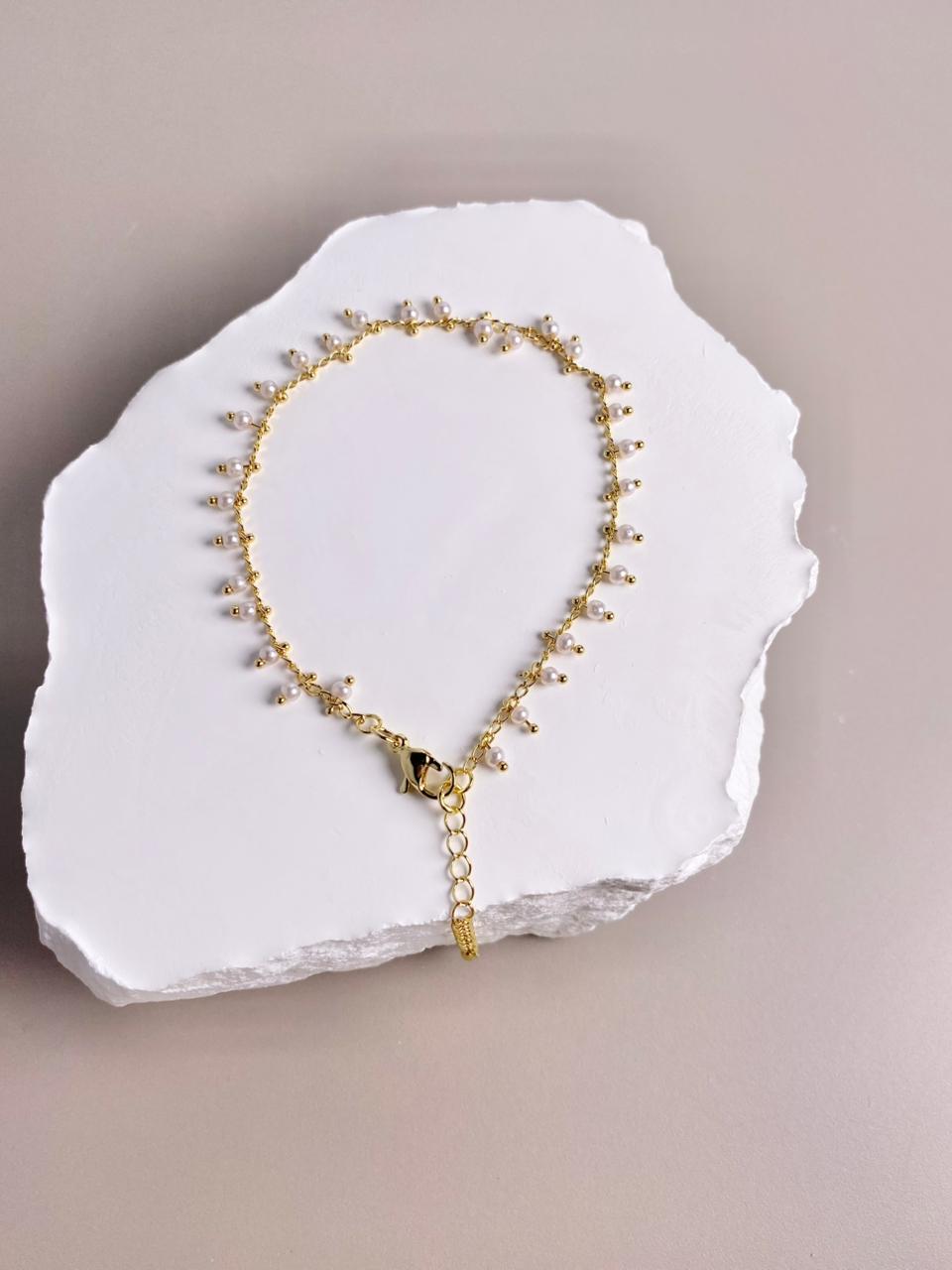 TOBILLERA PERLAS