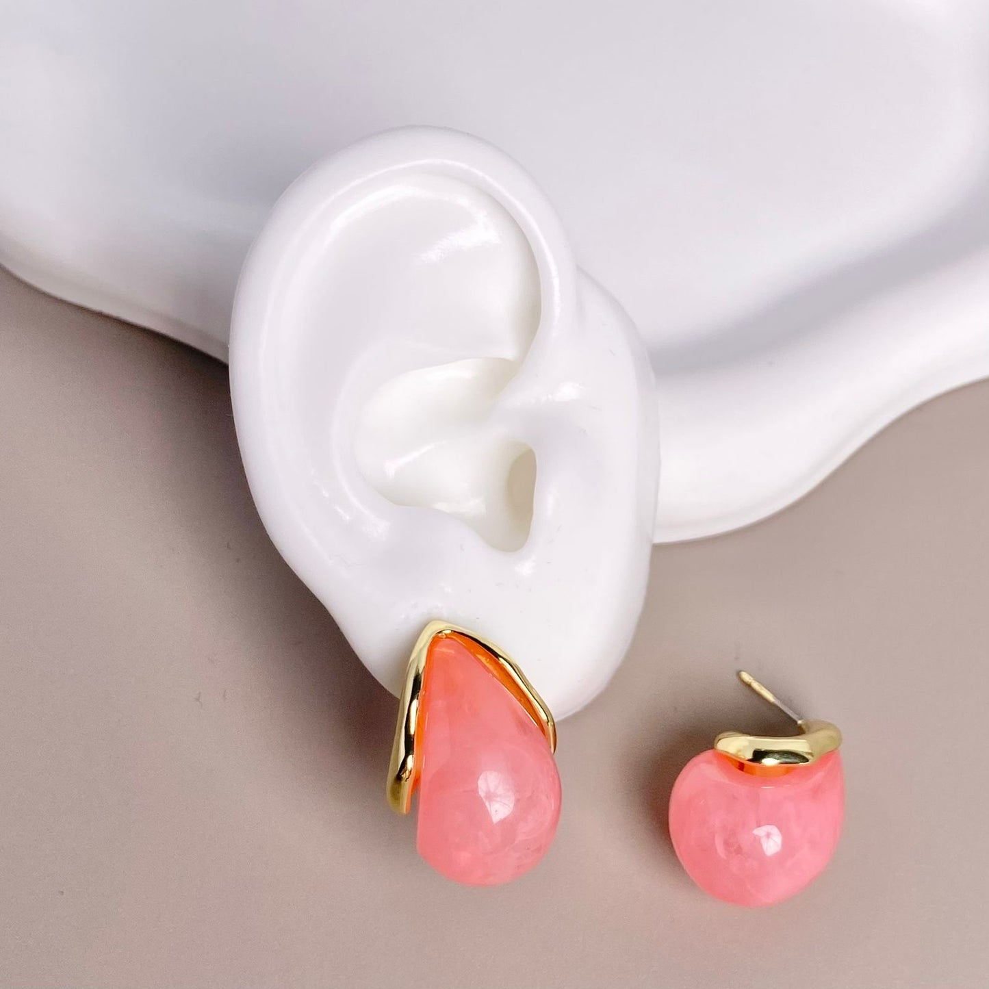 ARETE GOTA ROSA