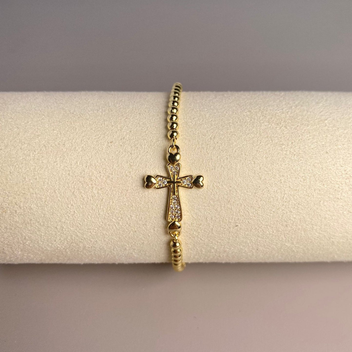 PULSERA CIRCULO CRUZ