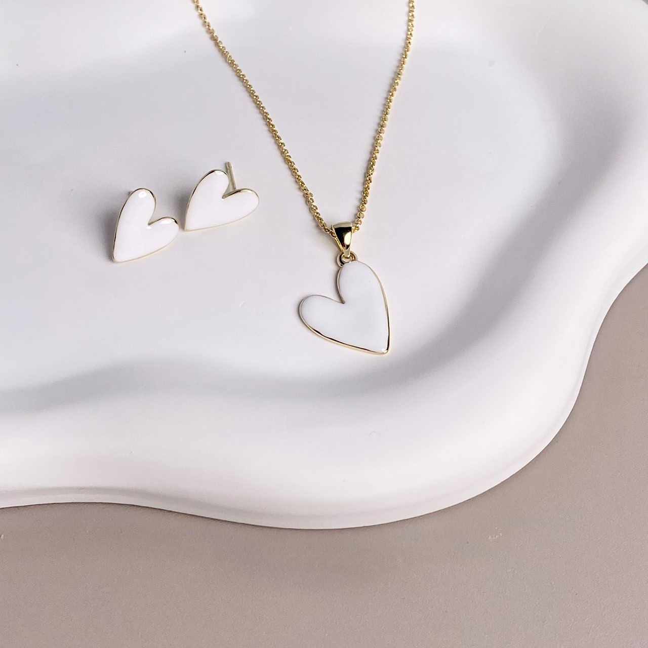 SET CORAZÒN BLANCO