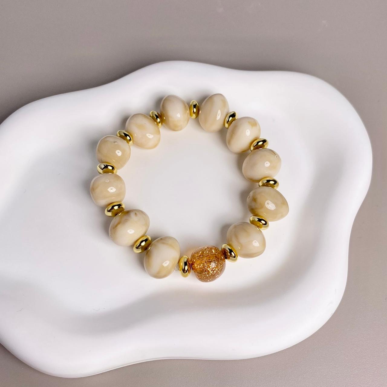 PULSERA BEIGE