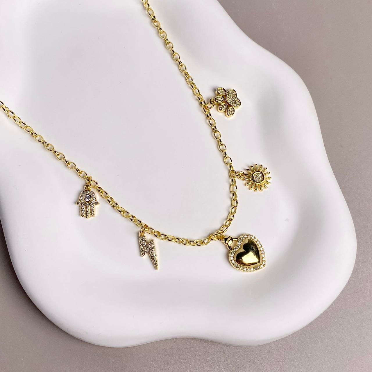 COLLAR CHARMS CORAZON