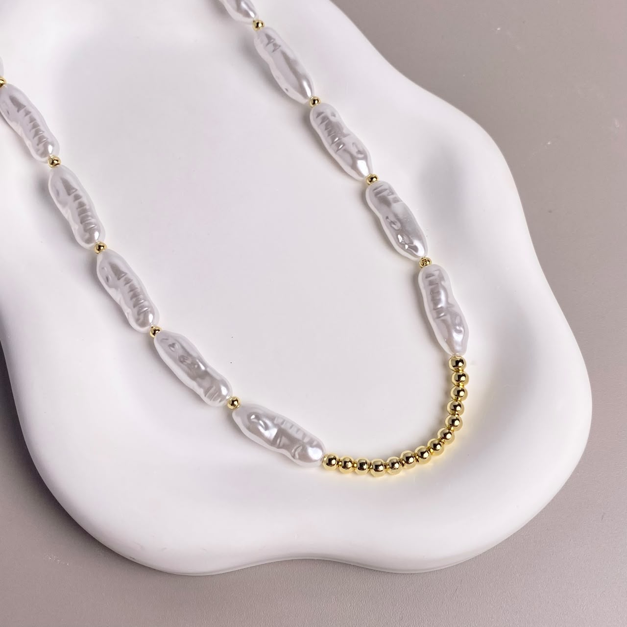 COLLAR PERLAS Y BALIN