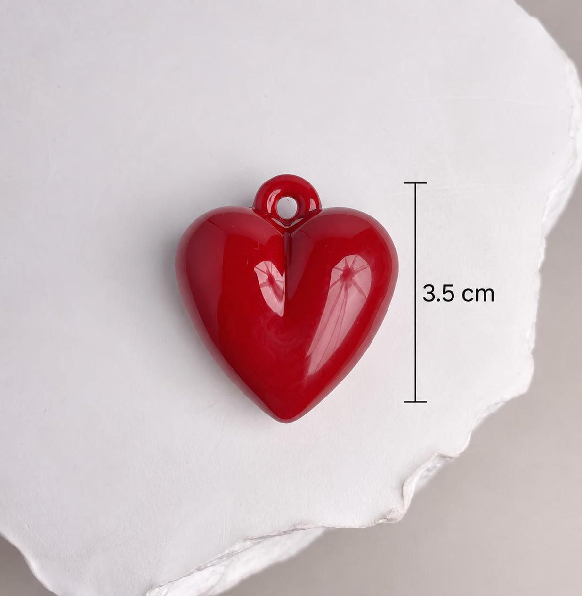 DIJE CORAZON ROJO