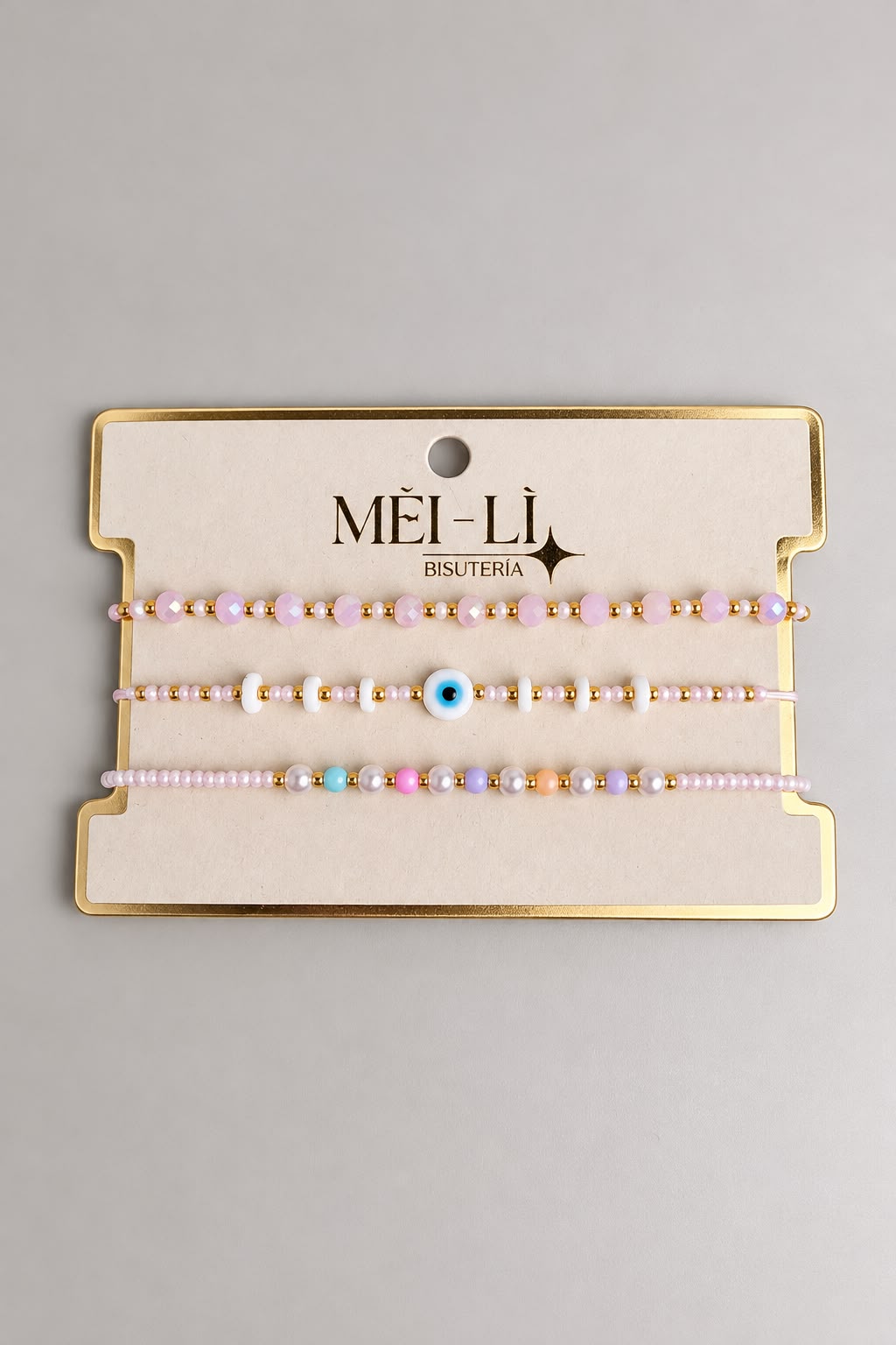 SET PULSERA ROSA