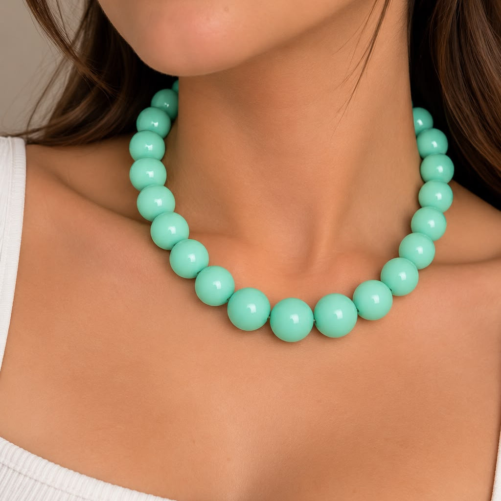 COLLAR VERDE MENTA