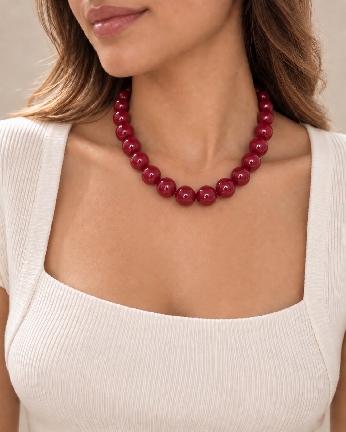 COLLAR ABACO VINOTINTO