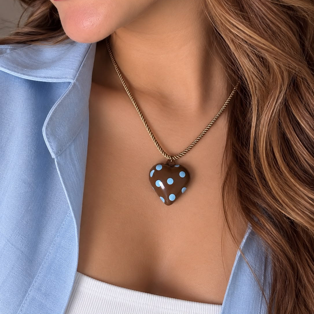 COLLAR CORAZON CAFE
