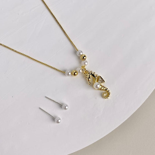 SET PERLA CABALLITO DE MAR