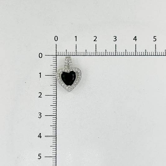 DIJE CORAZÓN PLATEADO