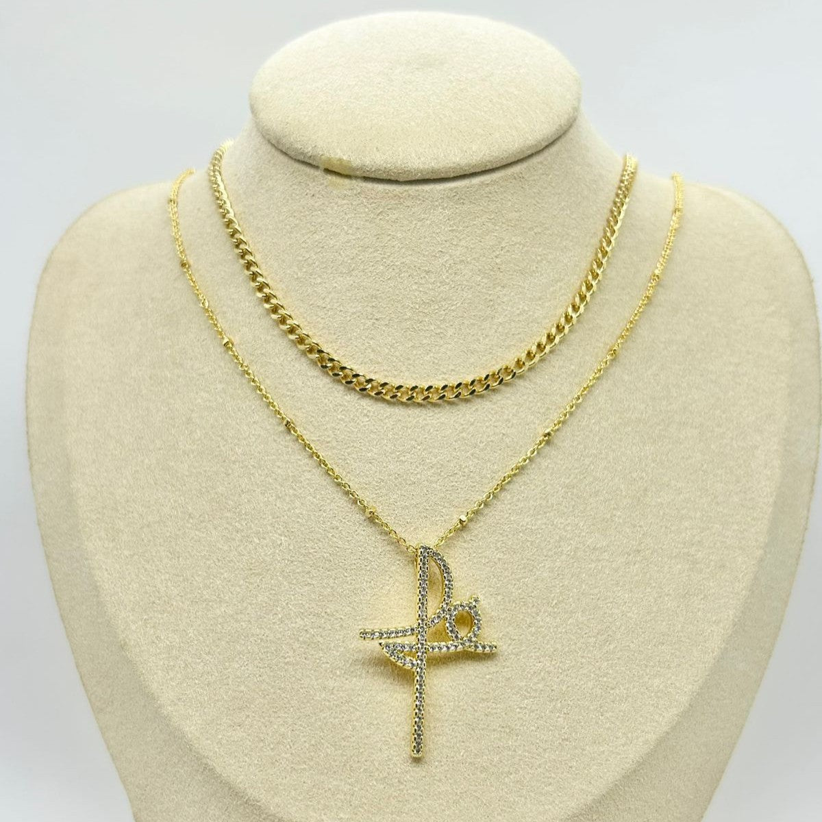 CADENA DOBLE CON DIJE FE