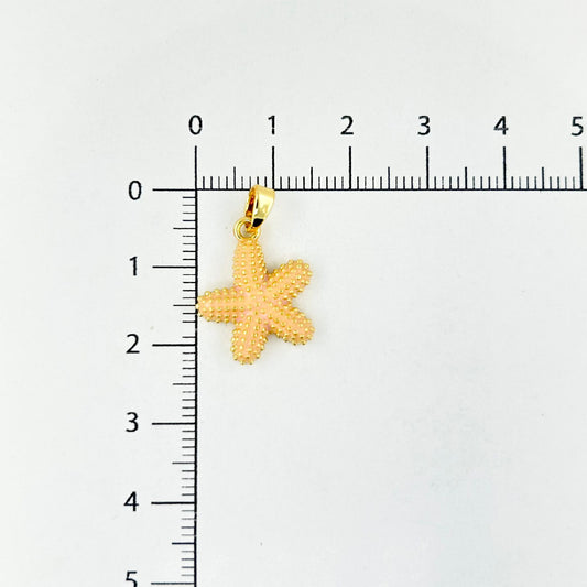 DIJE ESTRELLA DE MAR NARANJA