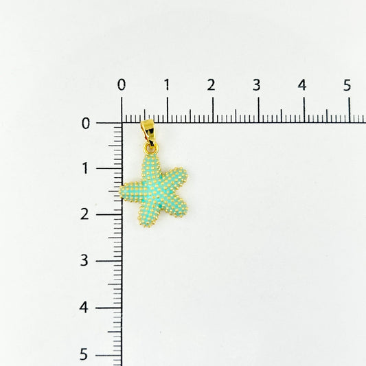 DIJE ESTRELLA DE MAR VERDE