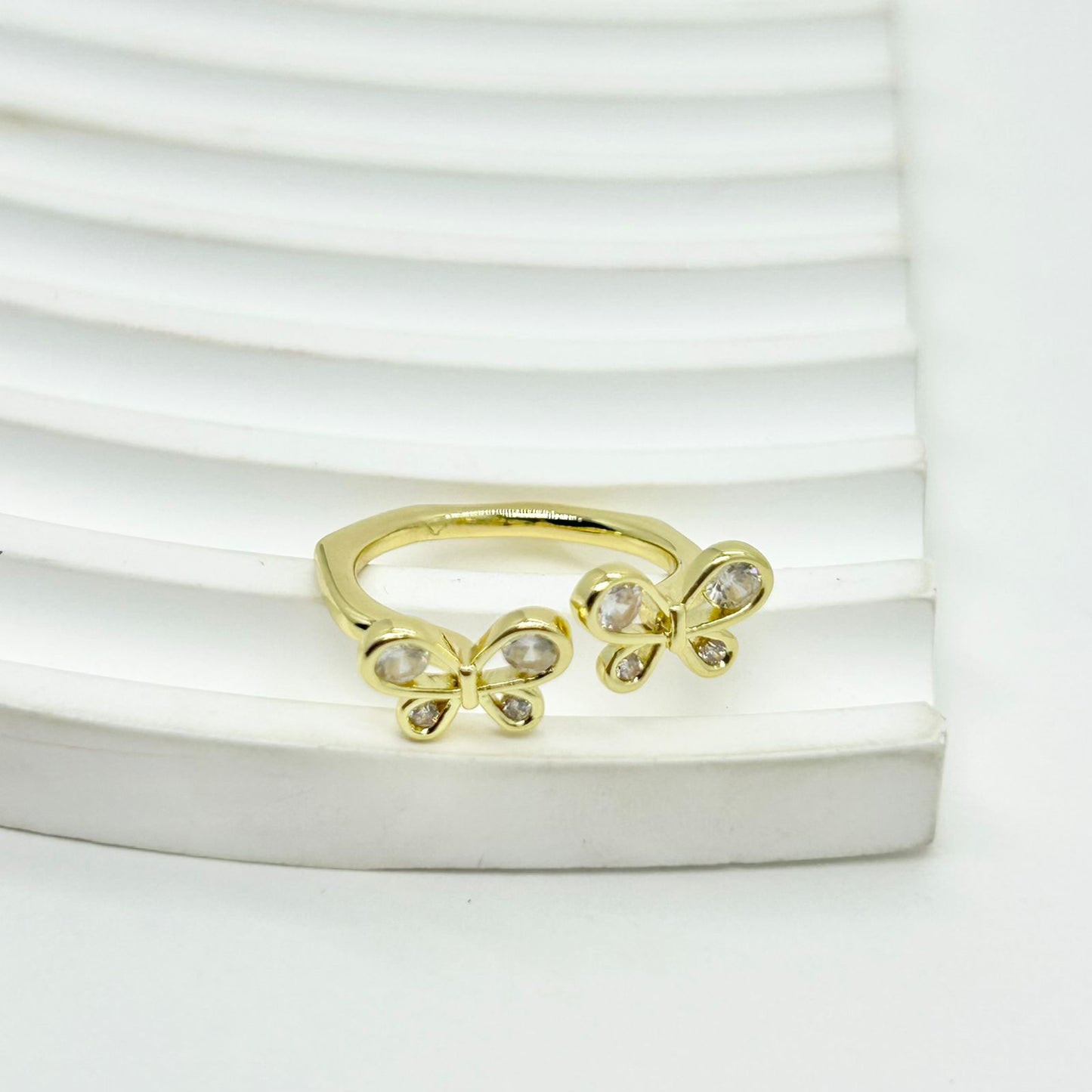 ANILLO DOBLE MARIPOSA