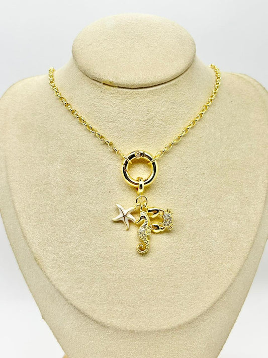 COLLAR BROCHE MARINERO MAR