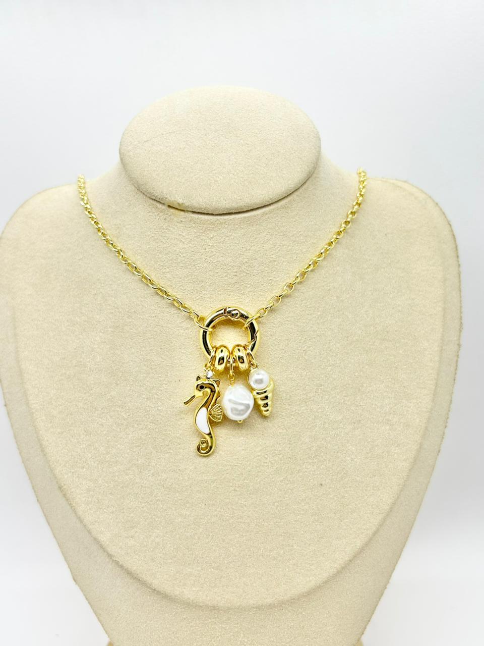 COLLAR BROCHE MARINERO MAR