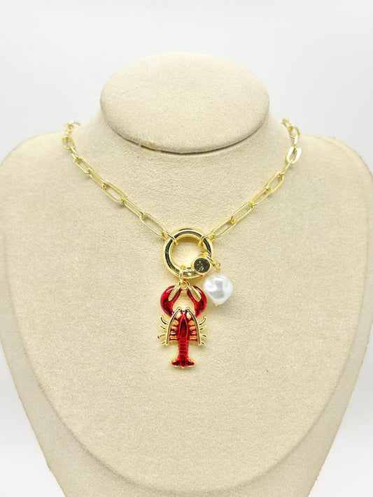 COLLAR BROCHE MARINERO MAR