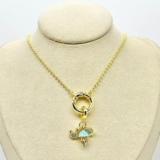 COLLAR BROCHE MARINERO MAR