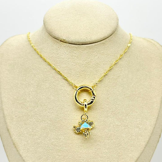 COLLAR BROCHE MARINERO MAR