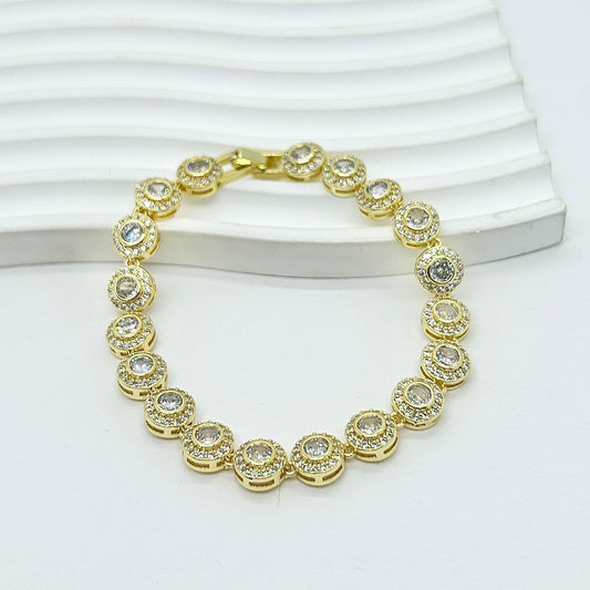 PULSERA OVAL CIRCONES