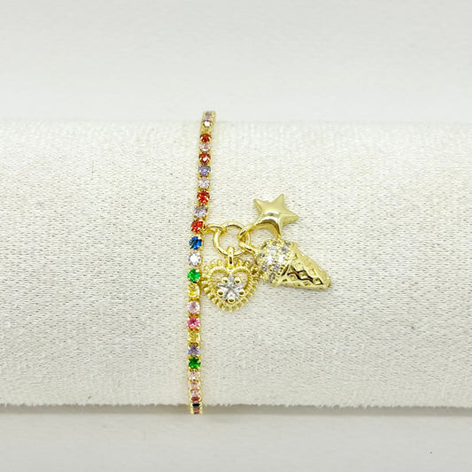 PULSERA CIRCON CON DIJES