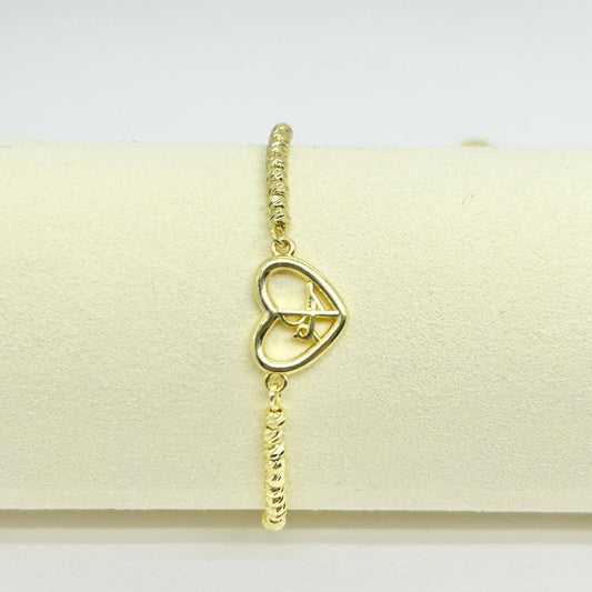 PULSERA DIJE CORAZON FE