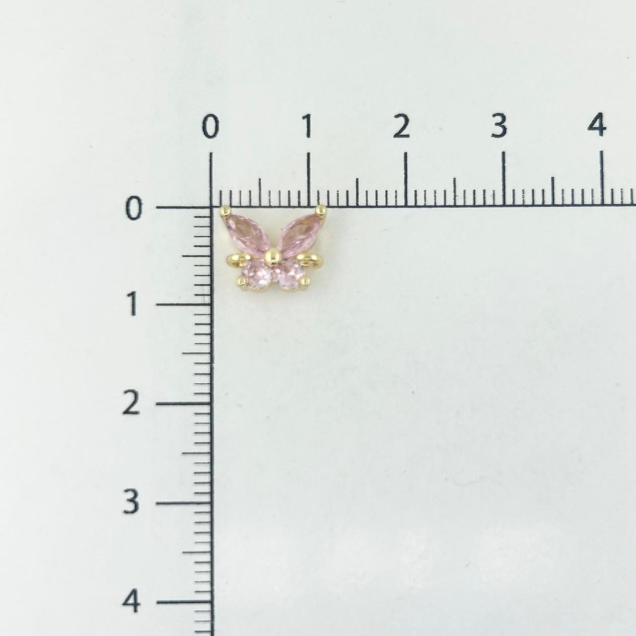DIJE MARIPOSA ROSA