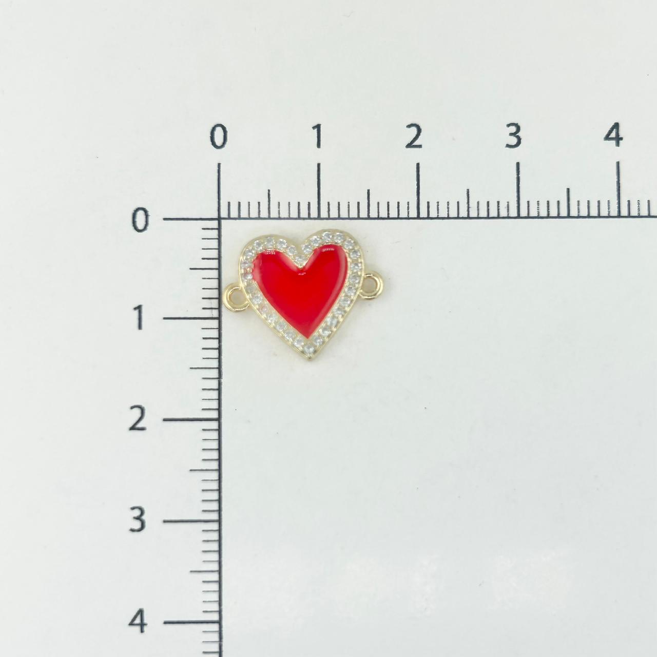 DIJE CORAZON ROJO