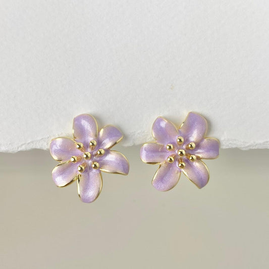 TOPOS FLOR 6 HOJAS LILA