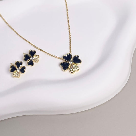 SET FLOR NEGRO